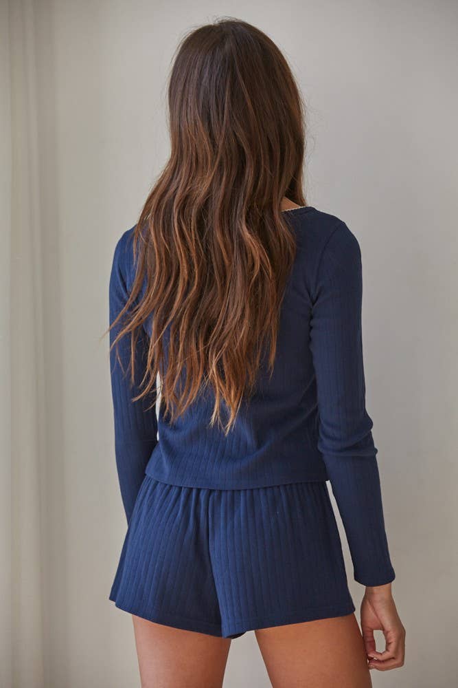 Peyton Pointelle Knit Top