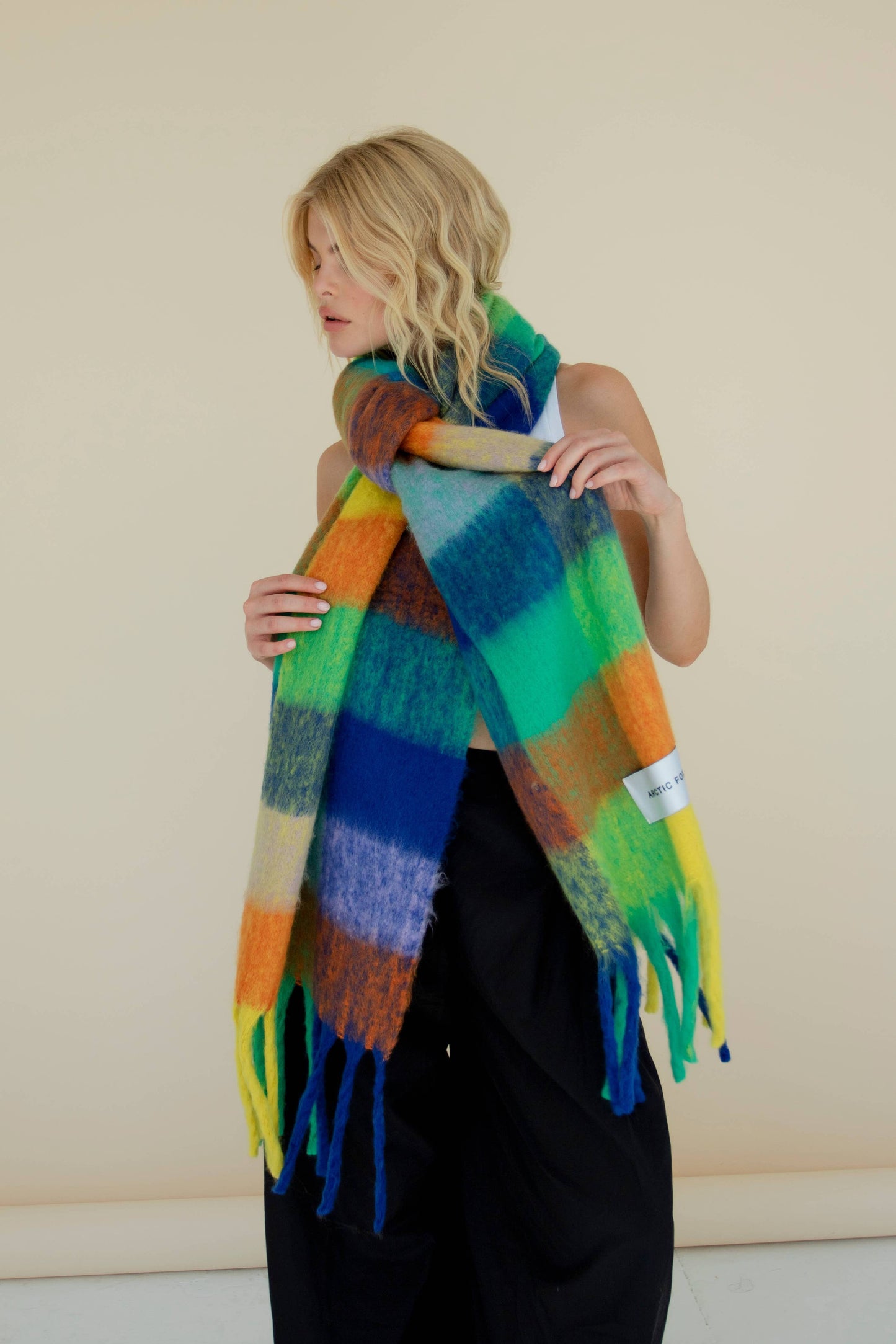 The Reykjavik Scarf - 100% Recycled - Nordic Skies