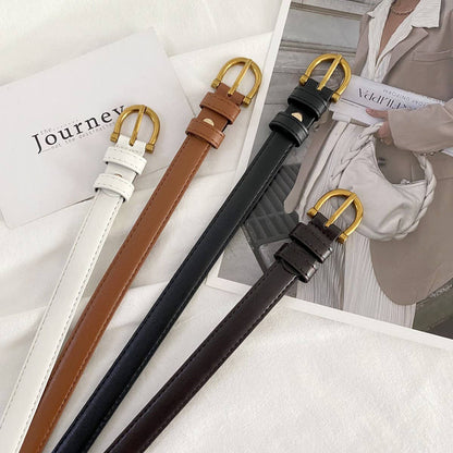 Retro Simple Thin Belt