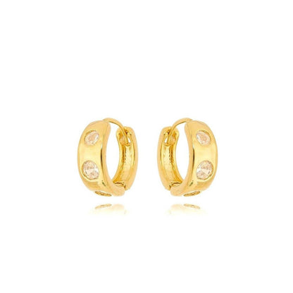 18k Gold Filled Huggie Hoop Earrings