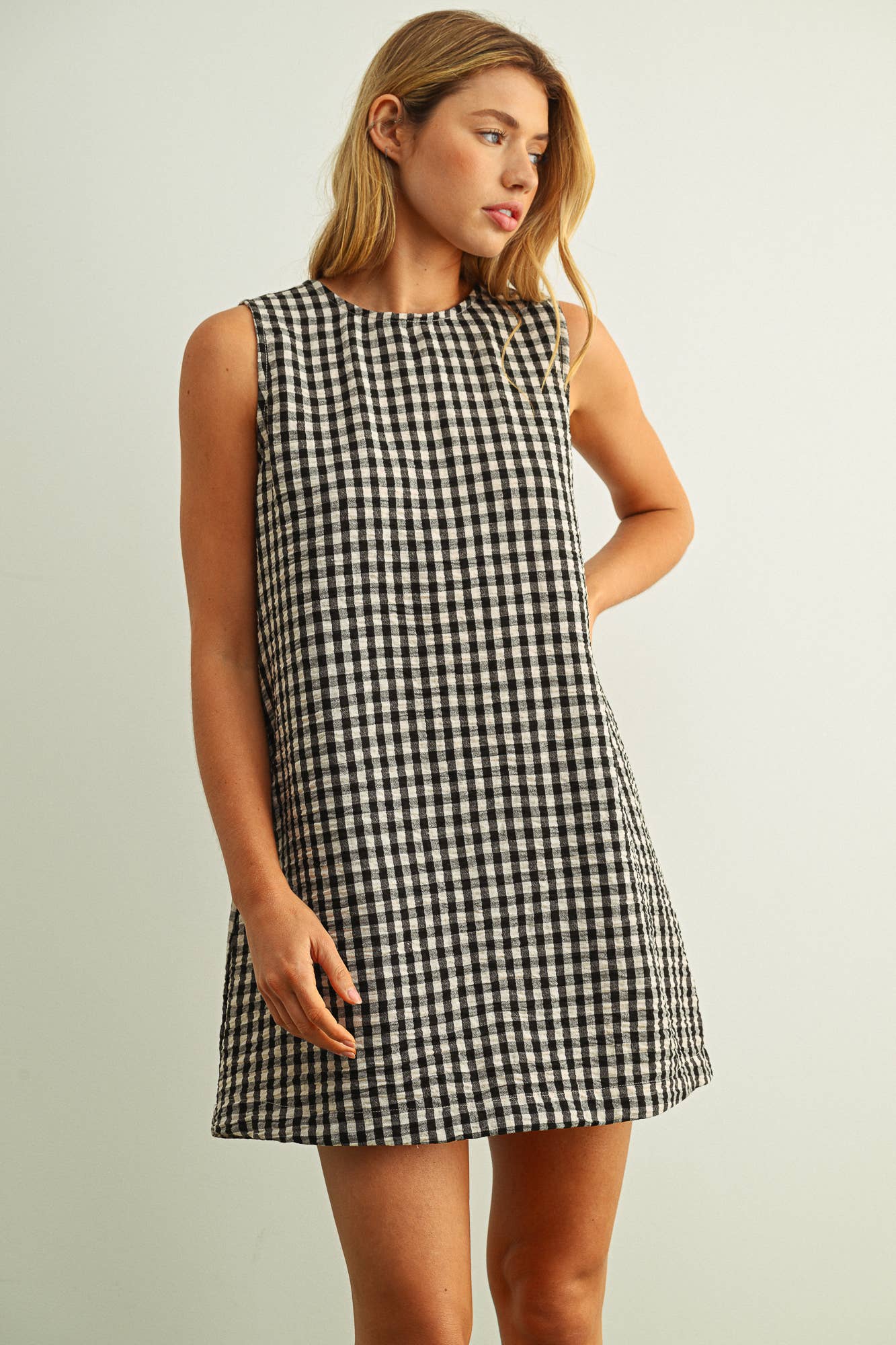 Gingham Mini Dress