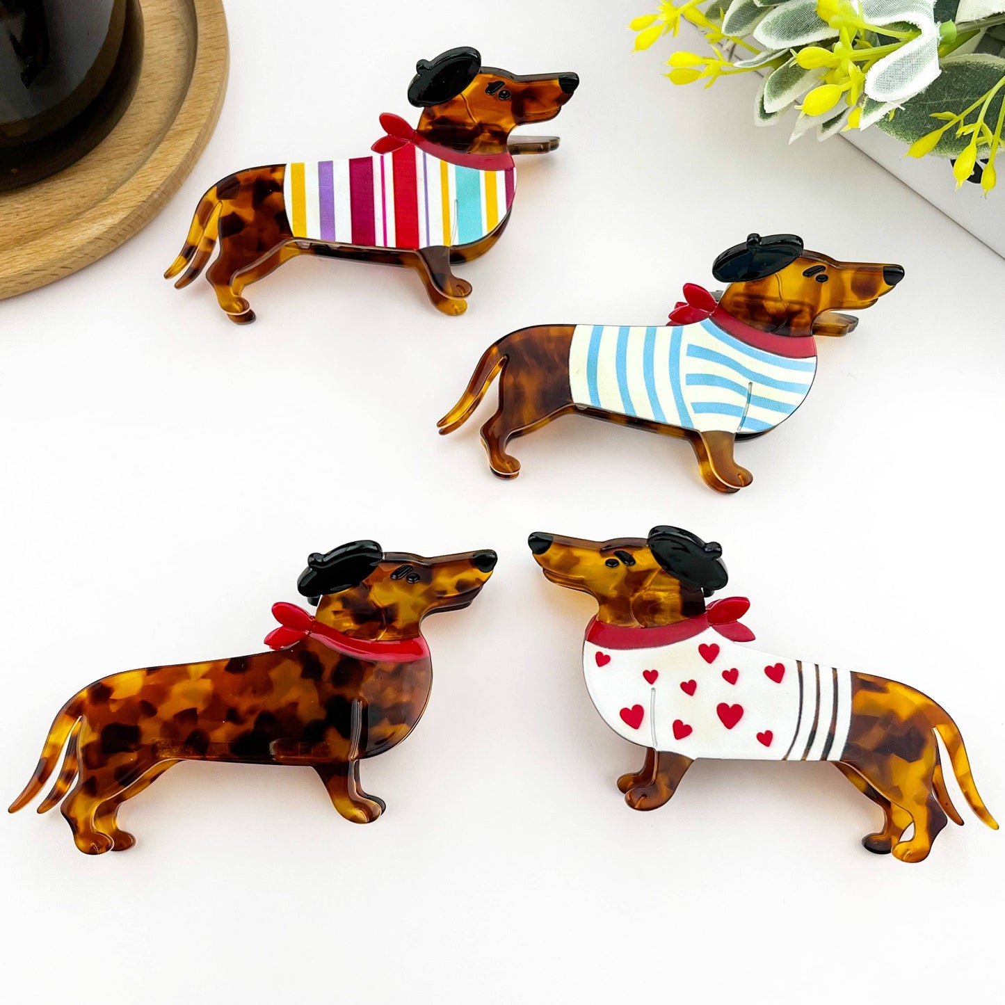 Dachshund Hair Clip