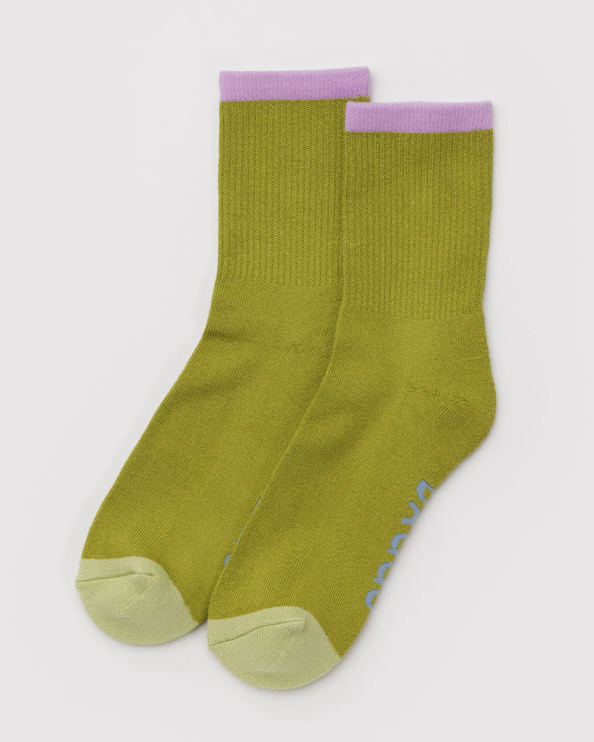 Olive Mix - Ribbed Sock