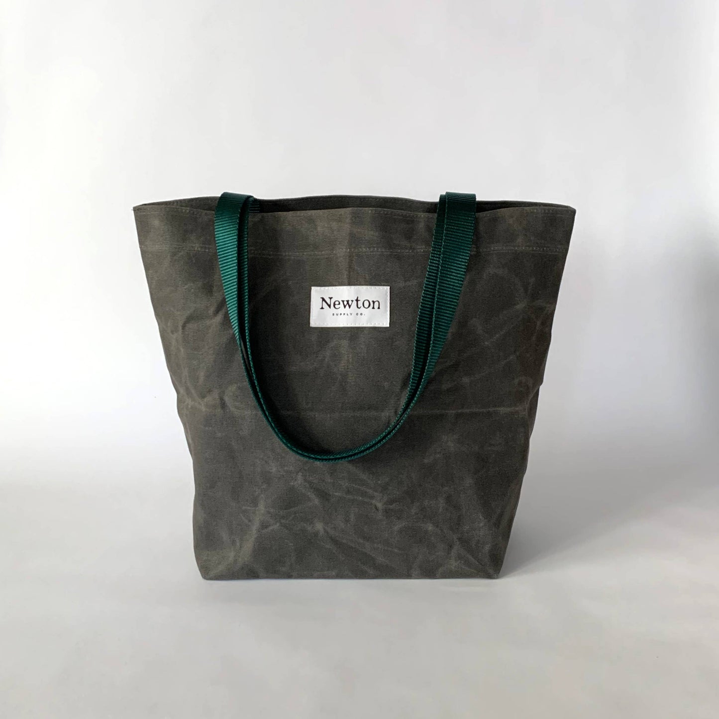 Evergreen Waxed Canvas Tote