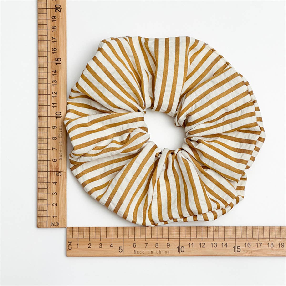 Striped Oversized Scrunchie