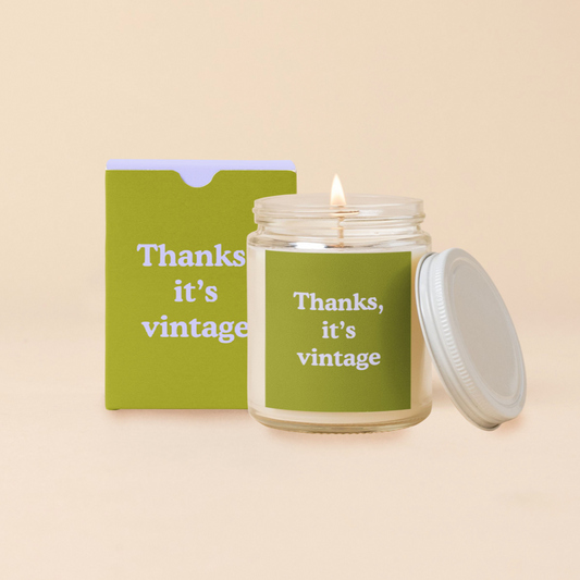 "Thanks It's Vintage" Candle