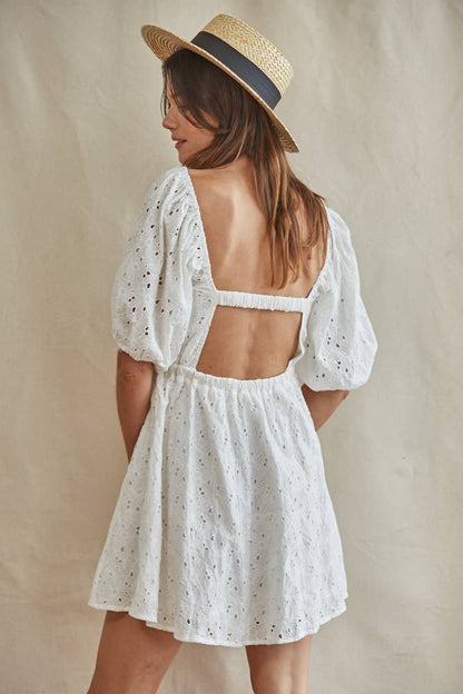 Ebba Eyelet Dress
