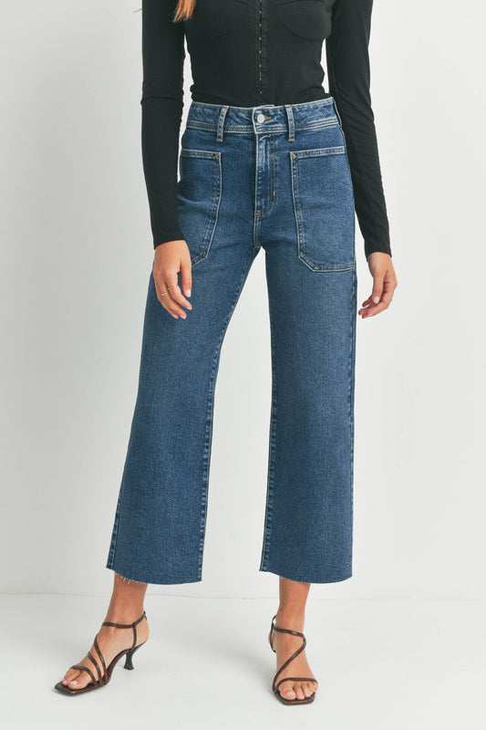 High Rise Utility Wide Leg