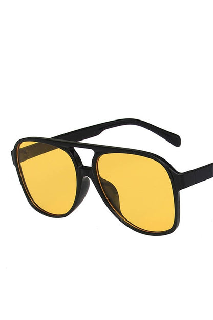 Double Bridge Aviator Sunglasses