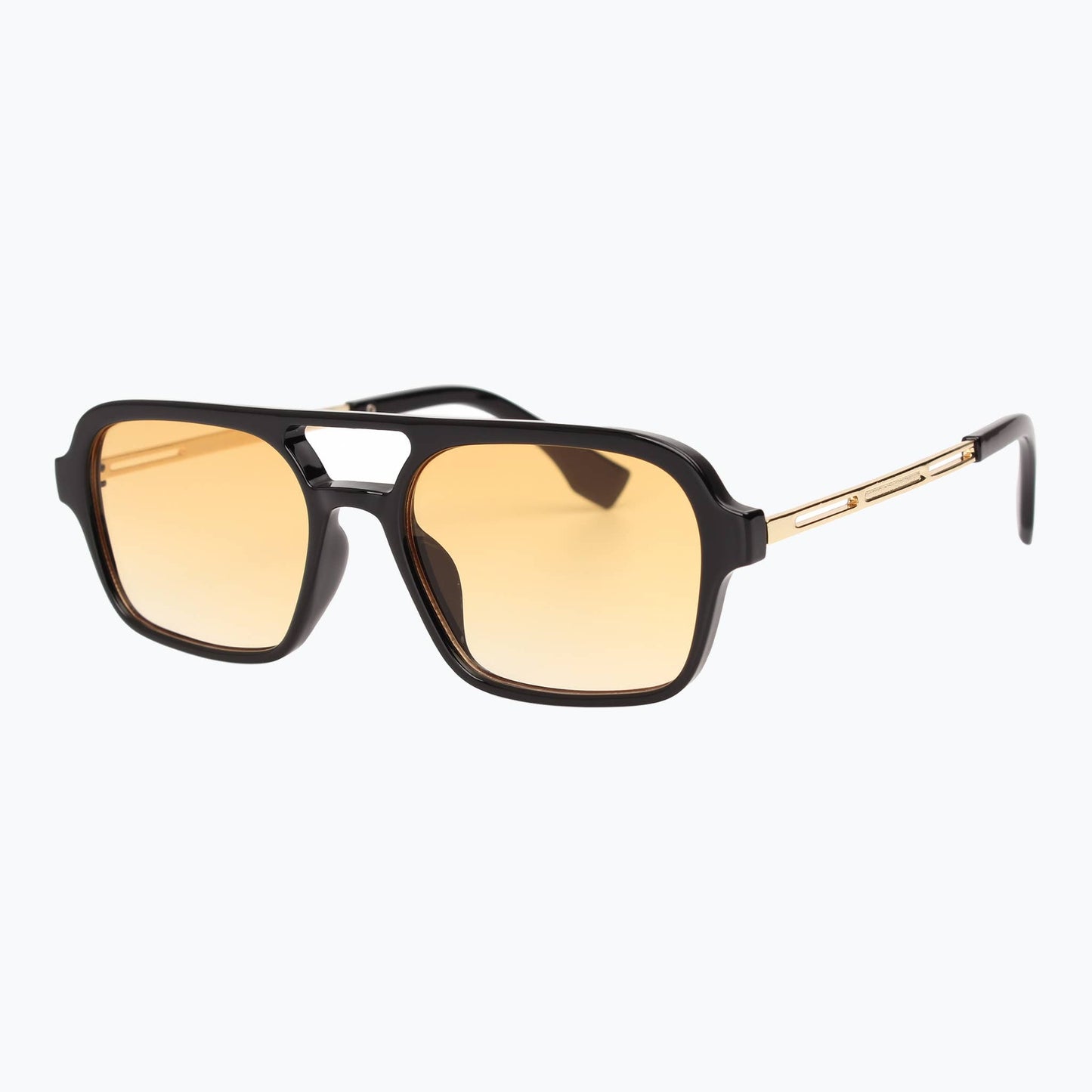 Groove Theory - Vintage Slim Aviator Sunglasses