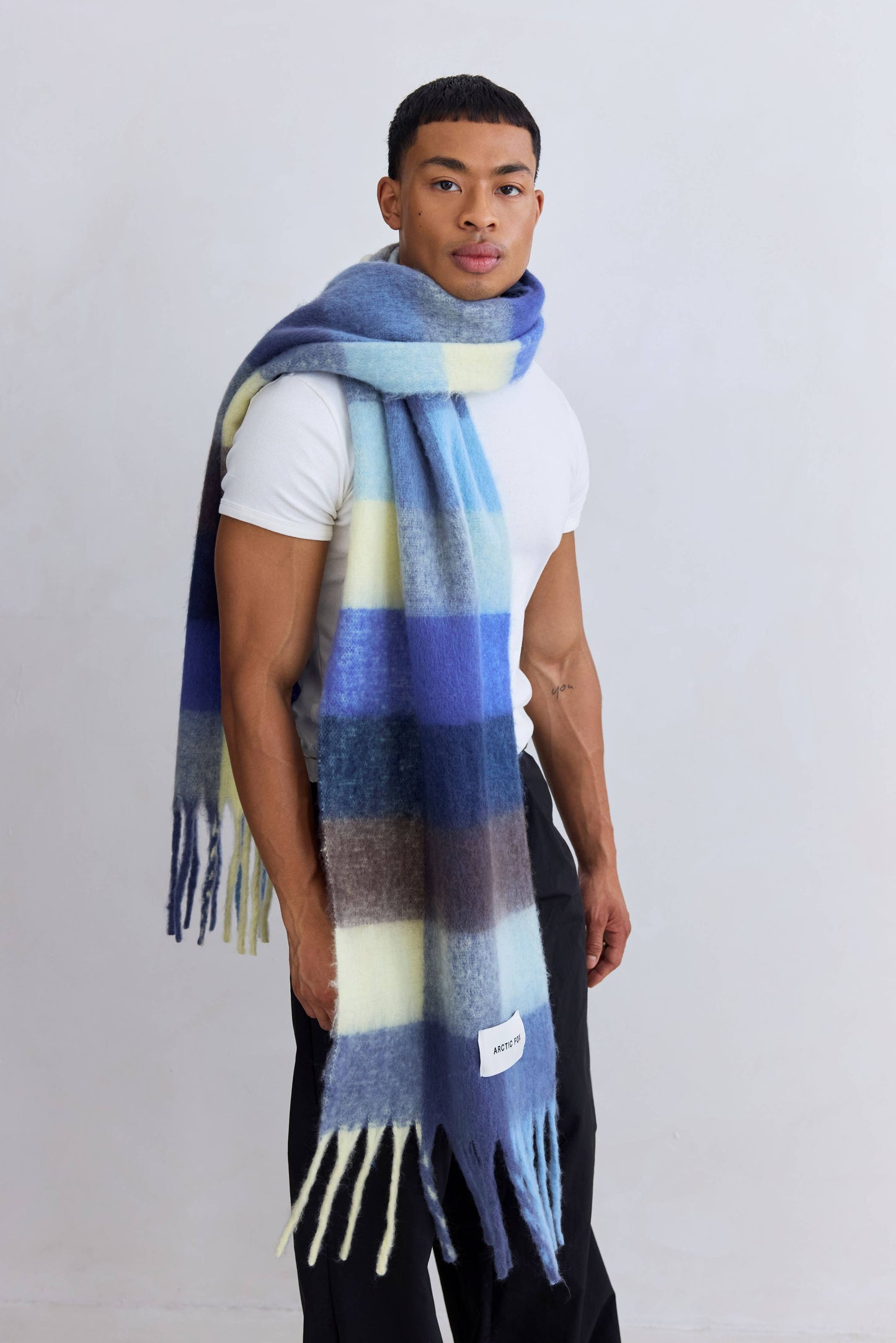 The Reykjavik Scarf - Blue Yellow