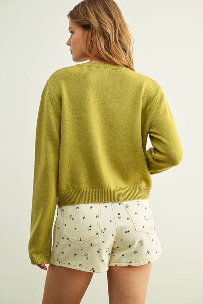 Pistachio Cardigan
