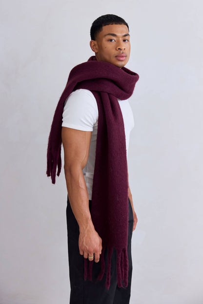 The Stockholm Scarf - Cherry Lacquer