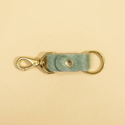 Seafoam Hide Keychain