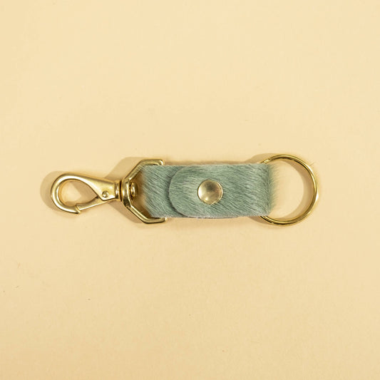 Seafoam Hide Keychain