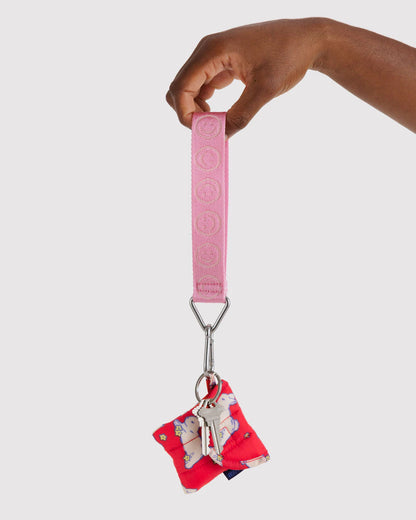 Pink Happy - Logo Keychain