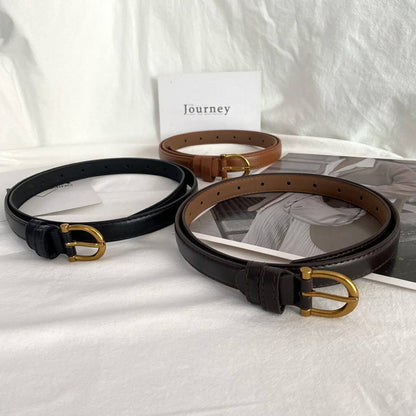 Retro Simple Thin Belt