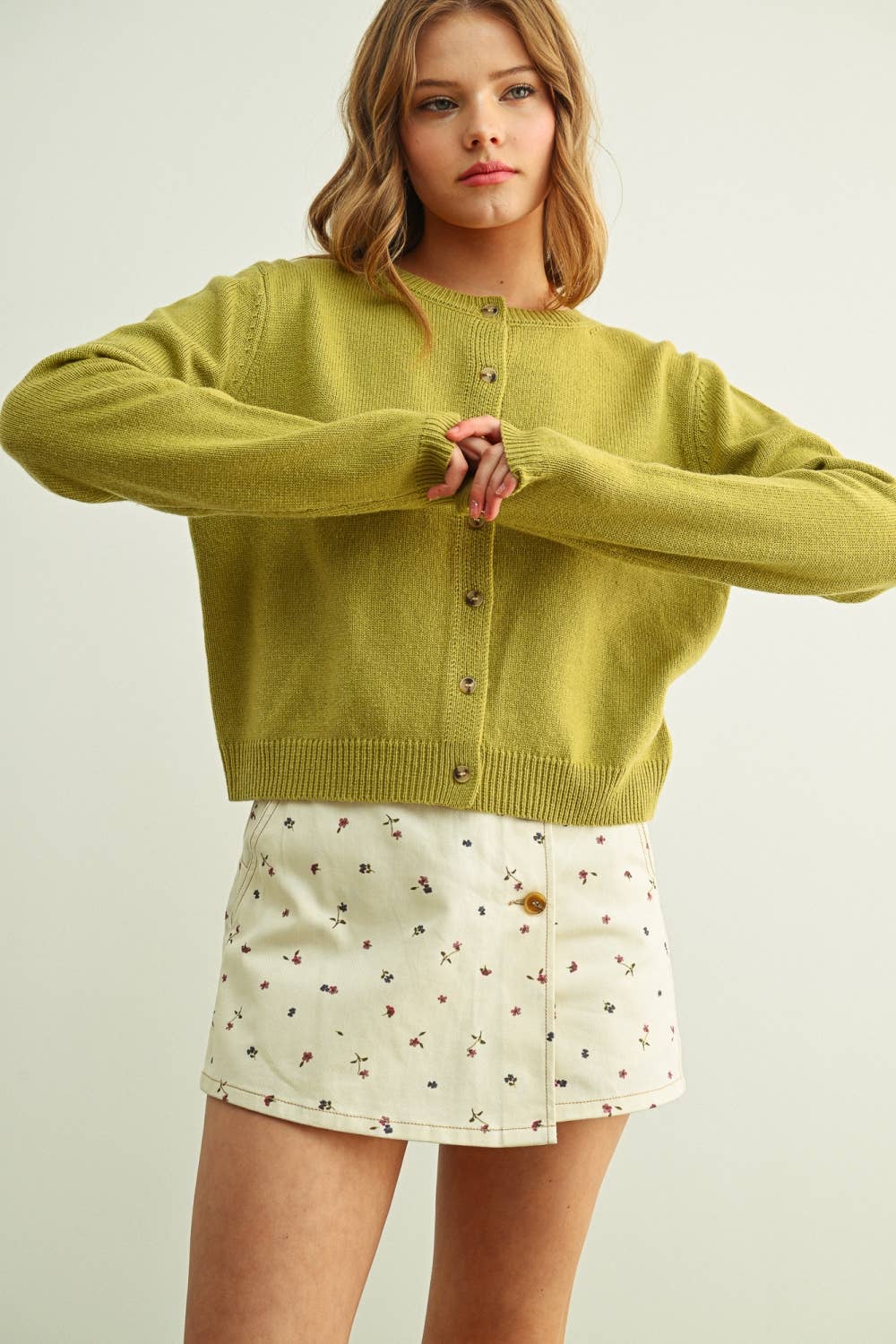 Pistachio Cardigan