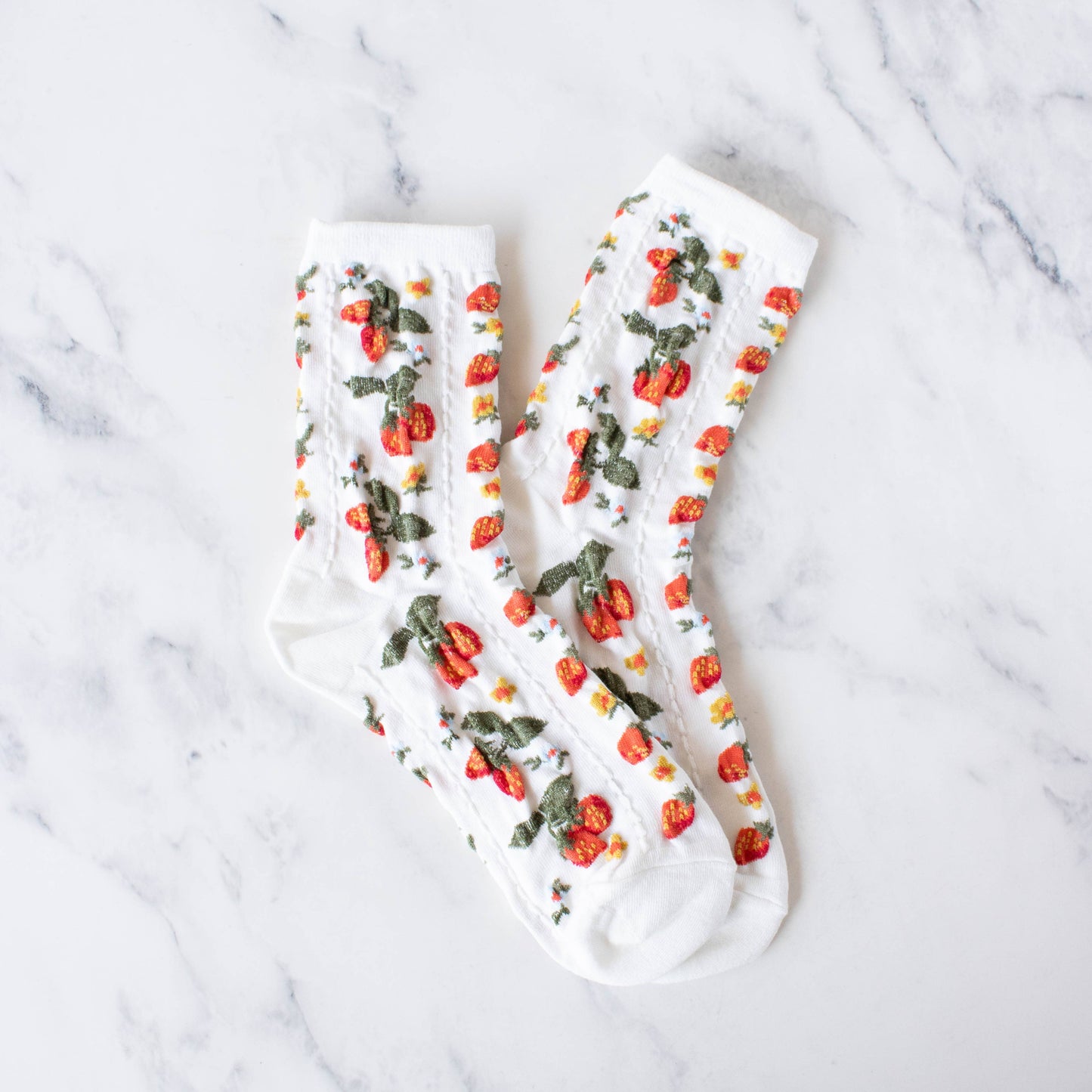 Strawberry Fields Casual Socks - Set of Two