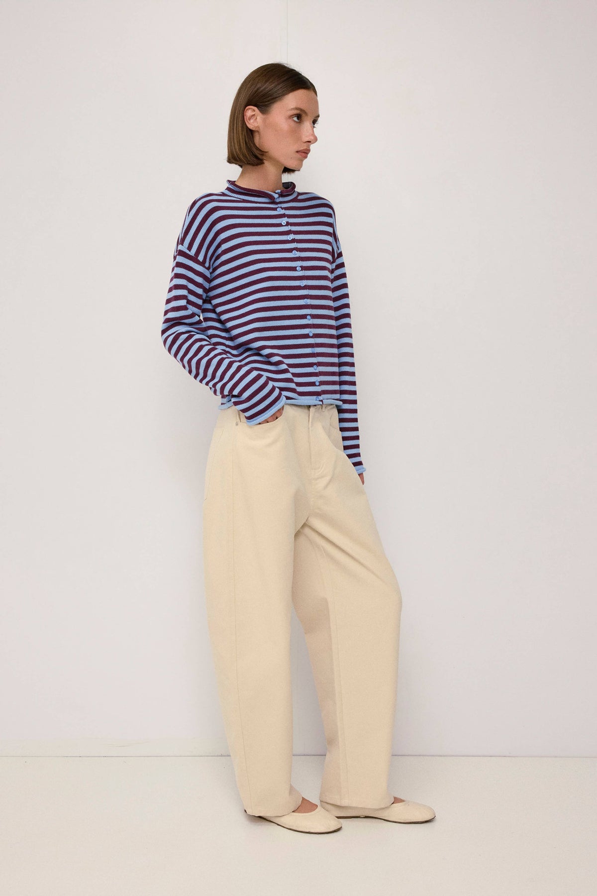 The Cecelia Cardigan - Fresh Merlot