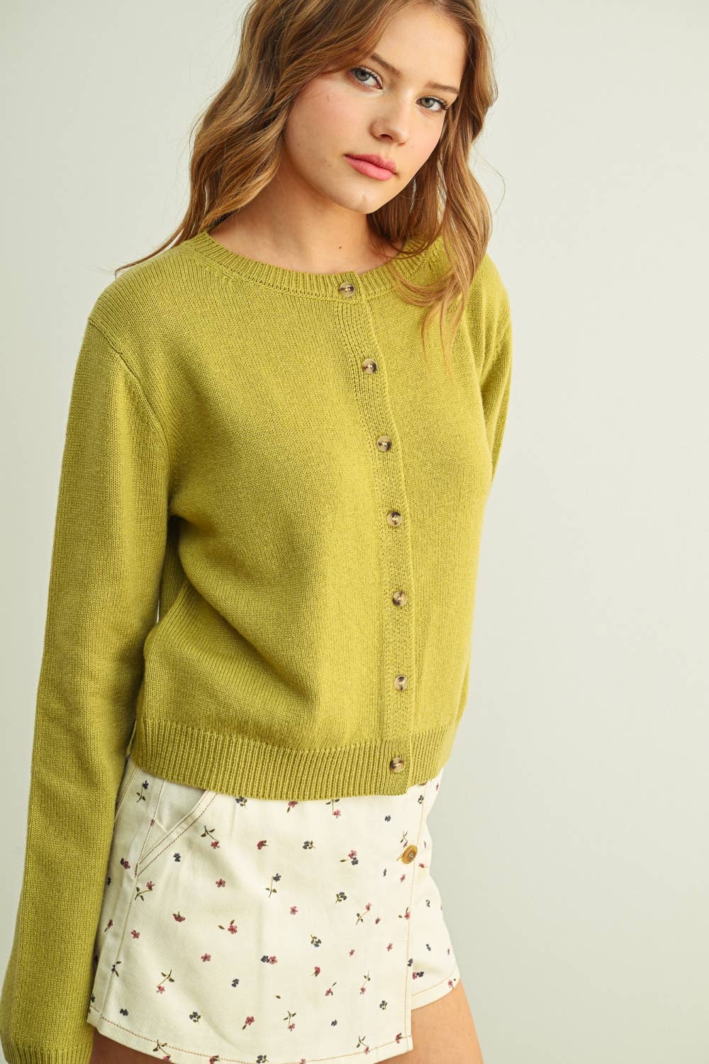 Pistachio Cardigan