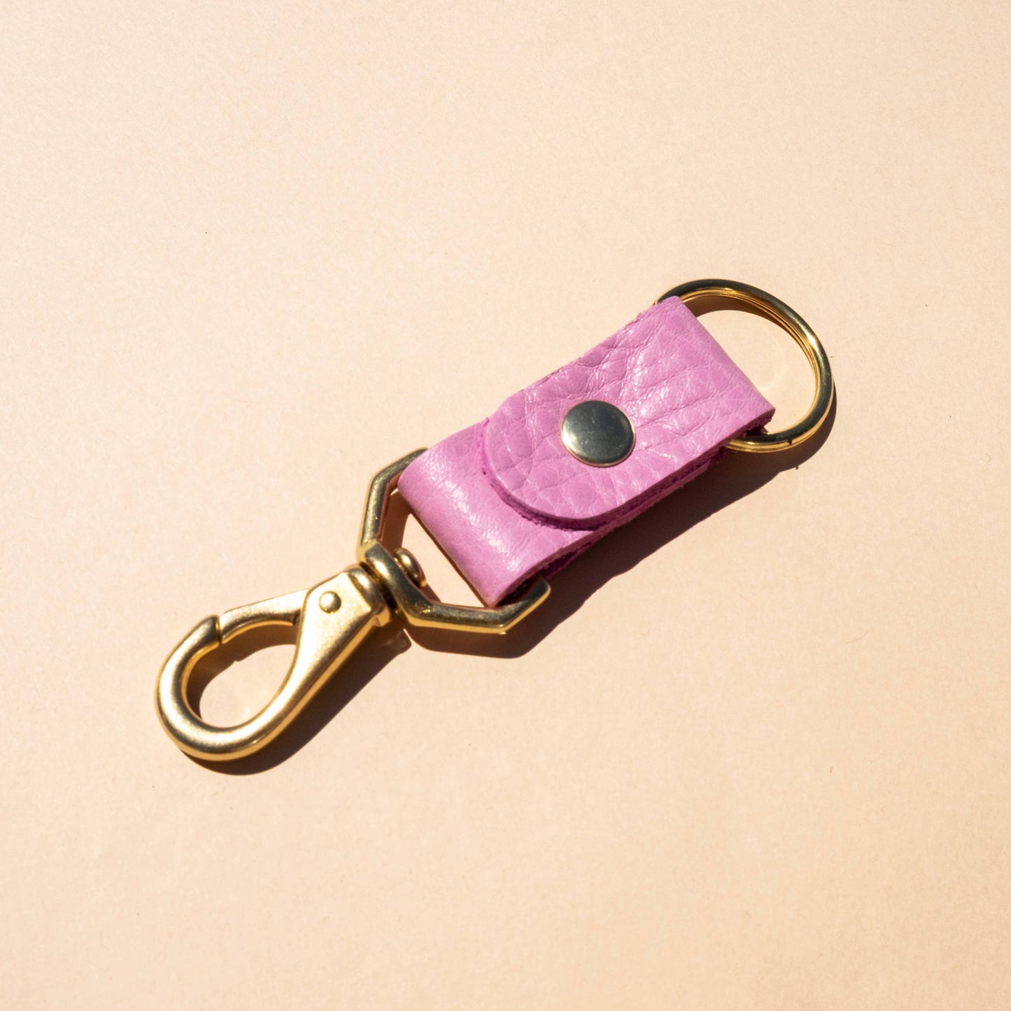 Sorbet Leather Keychain