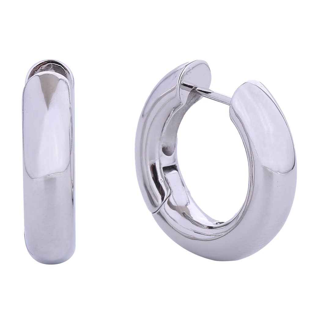 14K Gold-Dipped Chunky Hoop Earrings