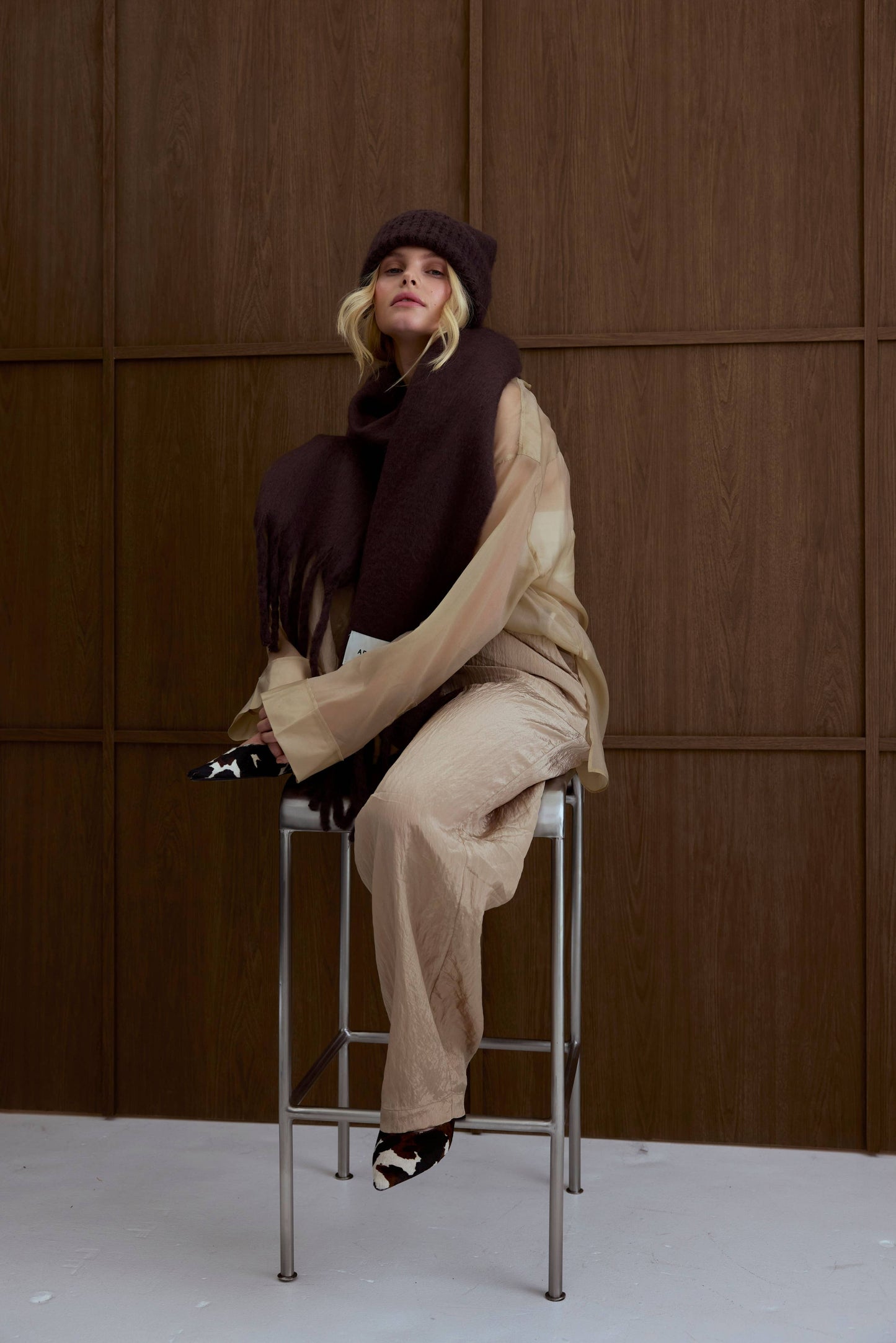 The Reykjavik Scarf - Ground Coffee