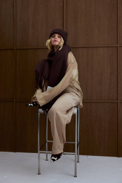 The Reykjavik Scarf - Ground Coffee