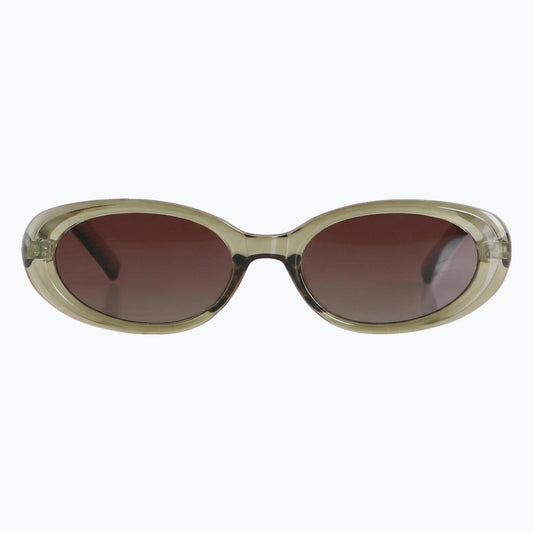Scarlet - Vintage Polarized Oval Sunglasses