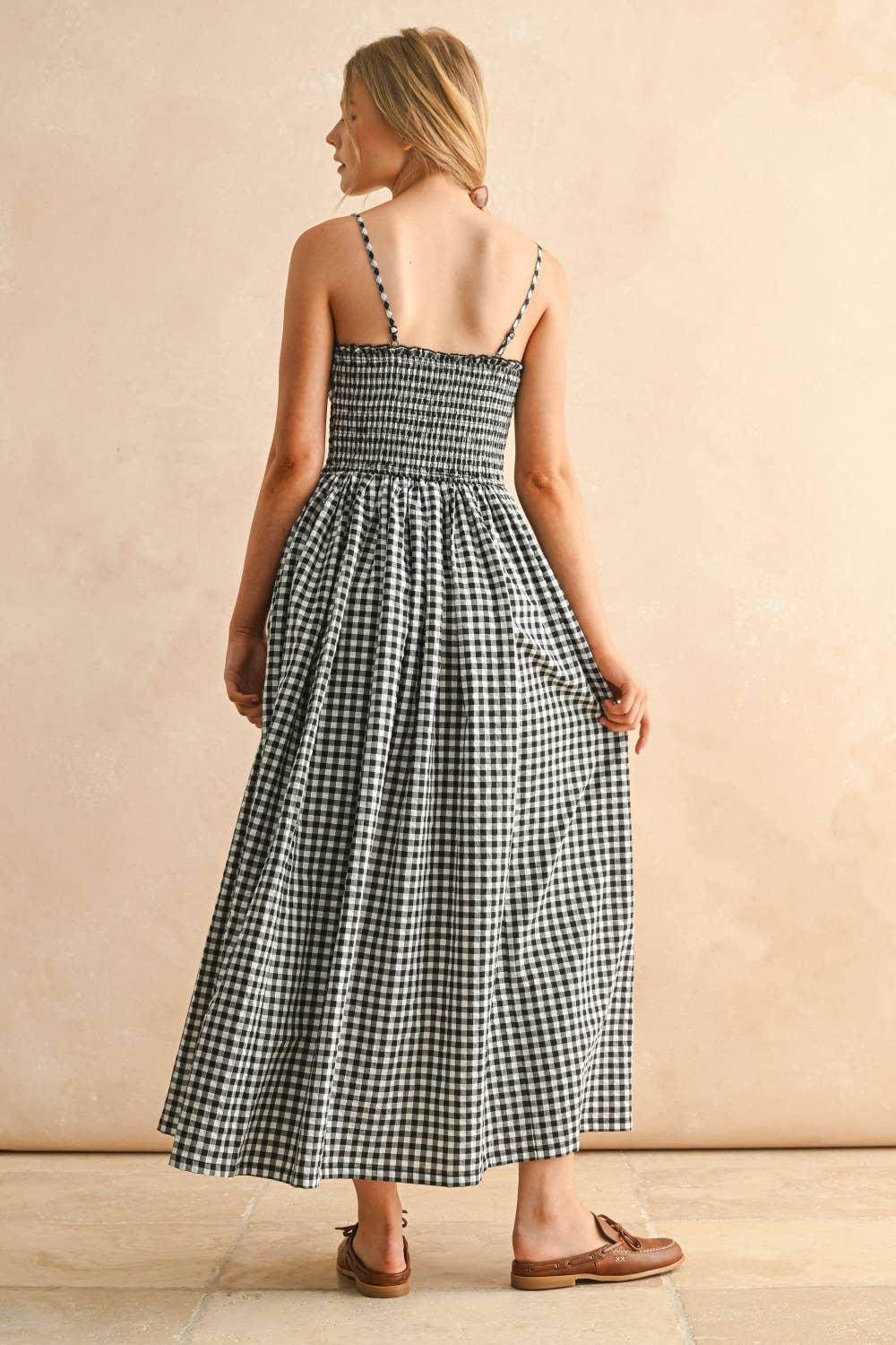 Gingham Maxi Dress