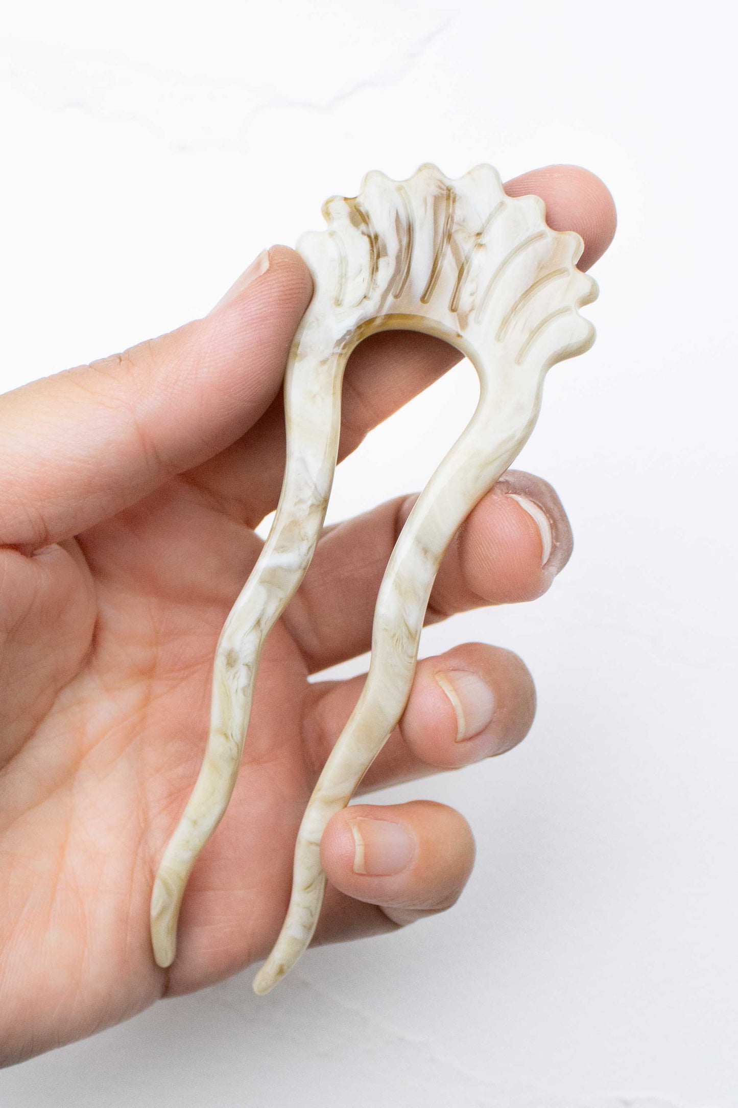 Antique Wave French Hair Pin