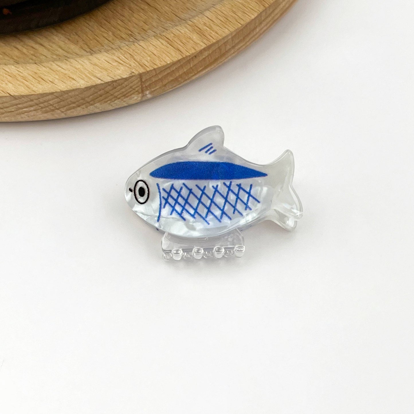 Sardine Claw Clip - Blue