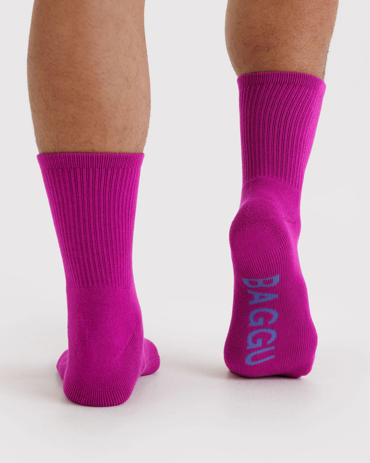 Deep Fuchsia - Ribbed Sock