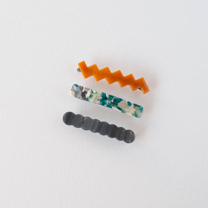Eco Alice Hair Slides Set in Tile