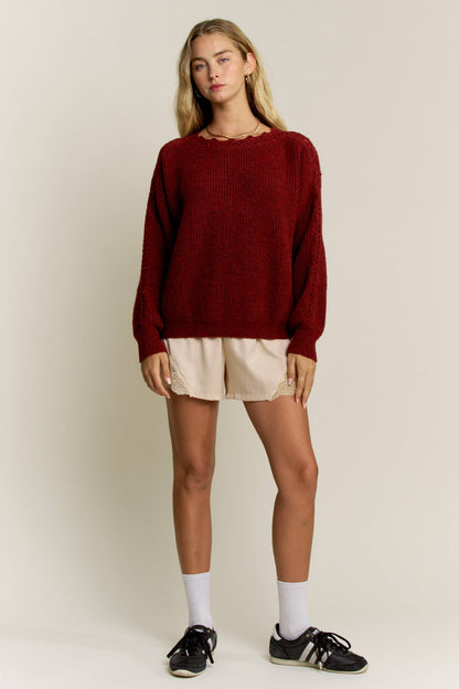 The Cara Crochet Sweater