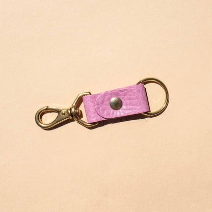 Sorbet Leather Keychain