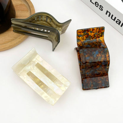 Vintage Acetate Classic Flat Claw Hair Clip