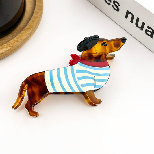 Dachshund Hair Clip