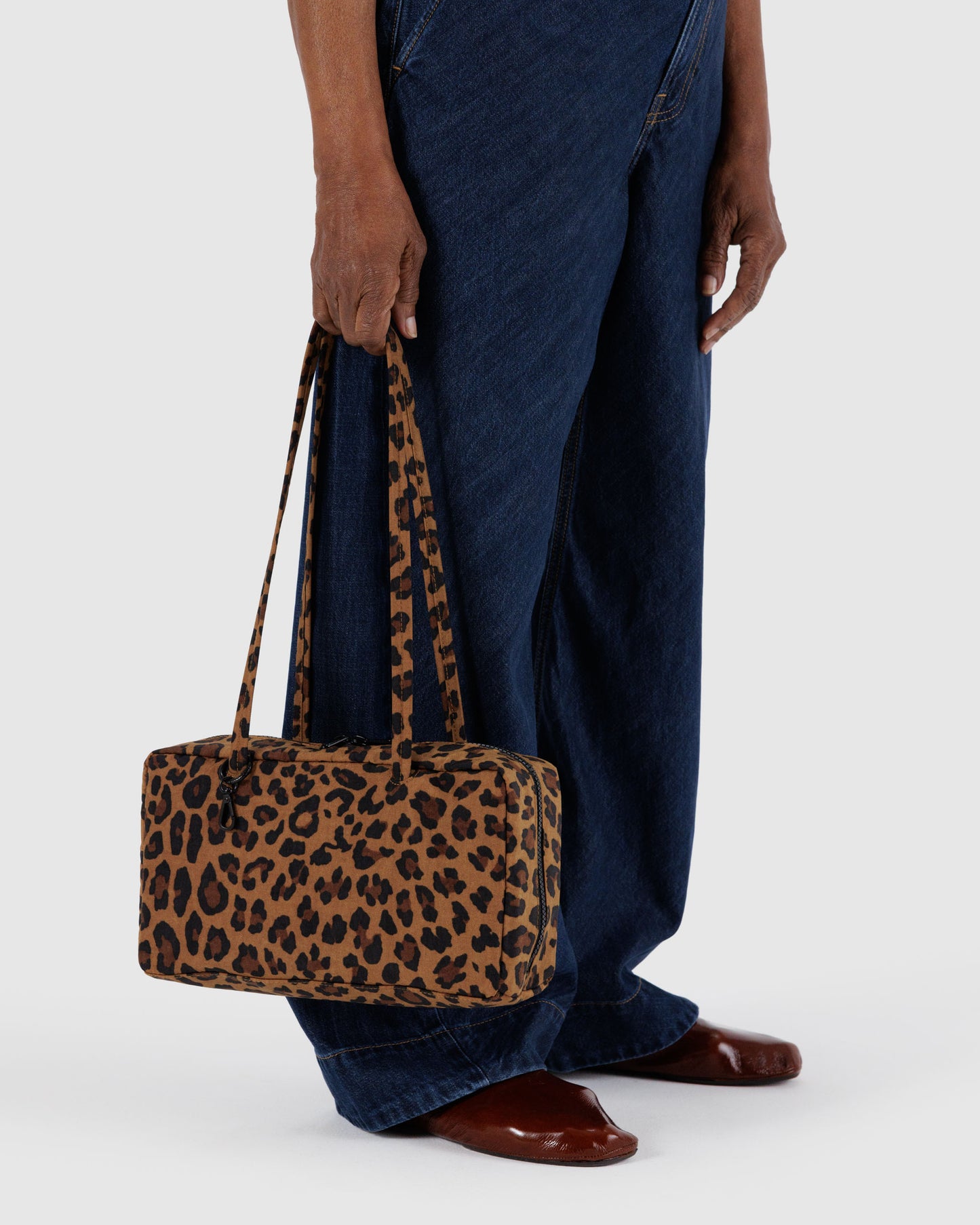 Leopard - Nylon Bowler Bag