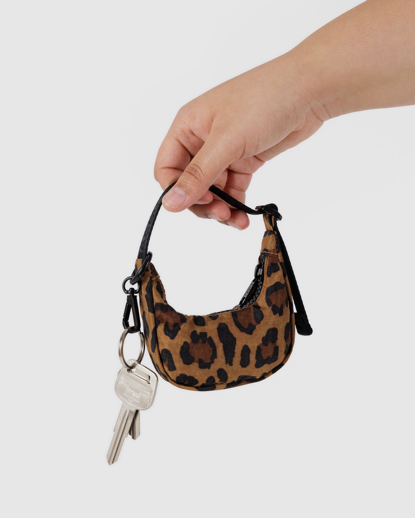 Leopard - Crescent Bag Charm