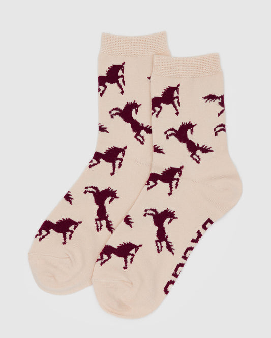 Crew Sock - Horses