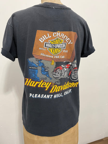 80s Harley Davidson Eagle Sunset Tee