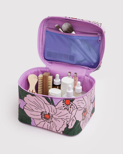Pink Poppy - Large Cosmetic Case