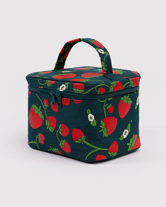 Strawberry Blossom - Large Cosmetic Case