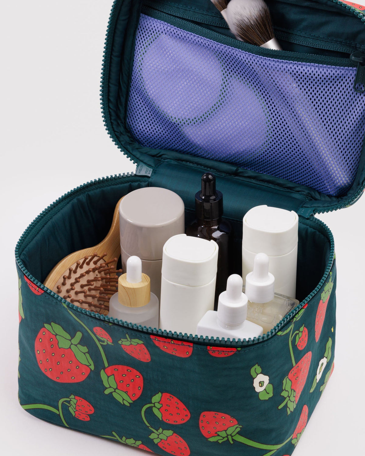 Strawberry Blossom - Large Cosmetic Case