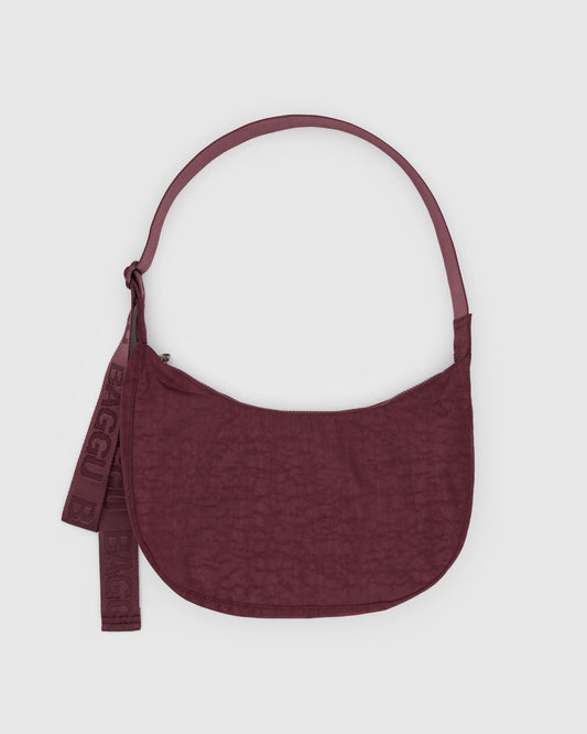 Mahogany - Medium Nylon Crescent Bag