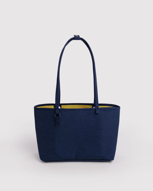 Navy Mix - Medium Nylon Reversible Tote