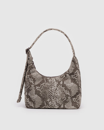 Snakeskin - Mini Nylon Shoulder Bag