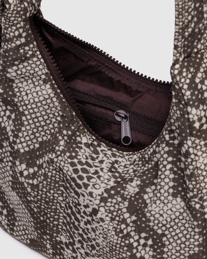 Snakeskin - Mini Nylon Shoulder Bag